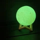 Ночник настольный луна LED Berger Moon 13см 3D RGB с пультом - изображение 2