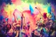 Фарба Холі (Гулал), Фарби Холі, набір 15 пакетів, пакети 50 грам, Holi Fest - зображення 6