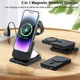 Зарядка беспроводная Qi 3in1 Wireless Charger JYD W17 |5-15W| Док-станция для iPhone + iWatch + Airpods - изображение 2
