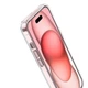 Чехол прозрачный с магнитом Hoco Magnetic series airbag anti-fall protective shell для iPhone 15 Plus - изображение 5