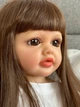 Лялька Реборн Reborn 55 см вушка зайчик силіконова NPK DOLL - зображення 8