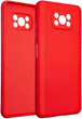 Etui Beline Silicone do Poco X3 Red (5904422916541) - obraz 1