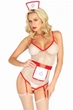 Рольовий костюм медсестри Leg Avenue Roleplay TLC Nurse One size Білий - зображення 1