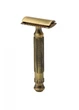 Бритва для гоління Т-подібна Pearl L-55 Antique Brass Closed Comb - изображение 1