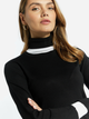 Гольф-водолазка жіноча Monnari Viscose Turtleneck S Чорна (5904528386804) - зображення 4