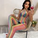 Яскравий боді-сітка бодістокінг бодісьют комбінезон Sexy One Size різнокольоровий (5-123) - зображення 1
