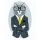 Картина по номерам Rosa Start Fashion Cat 35 х 45 см (N00013266) (4823098514275) - зображення 1