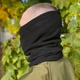 Баф тактический флисовый M-KET черный зимний защитный шарф универсальный размер - изображение 3