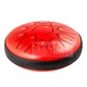 Глюкофон 6" (15см) 11 нот Hluru Huashu TSL11-6 Red Carbon Steel Tongue Drum - изображение 3
