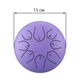 Глюкофон 6" (15см) 8 нот Hluru Huashu THD8-6 Lavander Carbon Steel Tongue Drum - зображення 5