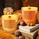 Свічка ароматична з дерев'яним гнотом Pumpkin Spice Semi Sweet 3344 - зображення 2