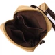 Удобный молодежный рюкзак для мужчин из плотного текстиля VINTAGE Backpack 22185 Песочный - изображение 4
