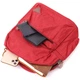 Стильный женский молодежный рюкзак из текстиля VINTAGE Backpack 22245 Бордовый - изображение 6