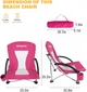 Розкладне крісло KingCamp BEACH CHAIR (KC3841) dark rose - зображення 2