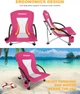 Розкладне крісло KingCamp BEACH CHAIR (KC3841) dark rose - зображення 3