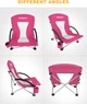 Розкладне крісло KingCamp BEACH CHAIR (KC3841) dark rose - зображення 5