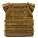 Плитоноска Plate Carrier зі швидким скиданням Cordura 600 D Койот (coyote) MELGO - зображення 8