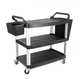 Тележка сервировочная 102×50×96 см черная One Chef NK-410006 - изображение 3