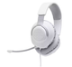 Навушники провідні повнорозмірні JBL Quantum 100 (JBLQUANTUM100WHT) Білі - зображення 1