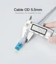 Интернет-кабель Vention 0.75м Cat.5E UTP 100 Мбит/с 600 МГц Патч-корд Lan RJ45 RJ 45 Синий VAP-A10-S075 - изображение 9