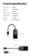Звуковая карта Ugreen 0.15м USB-3x 3.5мм minijack с поддержкой микрофона 16 бит/48 кГц TRS Наружный Адаптер Стерео AUX с управлением громкости Универсальный Черный - изображение 8