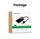 Звуковая карта Ugreen 0.15м USB-3x 3.5мм minijack с поддержкой микрофона 16 бит/48 кГц TRS Наружный Адаптер Стерео AUX с управлением громкости Универсальный Черный - изображение 9