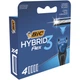 Сменные кассеты Bic Flex 3 Hybrid 4 шт. (3086123480926) - изображение 2