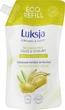 Рідке мило з оливою та йогуртом (дой-пак) - Luksja Creamy & Soft Olive & Yogurt Caring Hand Wash 400ml (1080336-31158503) - изображение 1