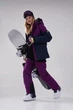 Куртка горнолыжная мембрана 10000 лыжная зимняя Brooklet Lili palatinate purple/bold blue W женская синий - BL2021-014 - XL - изображение 8