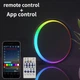 Розумний світлодіодний нічник RGB-O 25см настільна атмосферна лампа з пультом та bluetooth підключенням до смартфона (світіння в ритм музики) - зображення 3