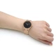 Наручний годинник Daniel Wellington DW00100210 Чорний/Рожеве золото нержавіюча сталь - зображення 2