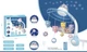 Музыкальный мобиль на аккумуляторе Baby Bell Teddy Bear 3 в 1 с ночником, проектором и пультом управления Мишки на кольцах голубой - изображение 2