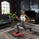 Диск балансировочный Hop-Sport 40 см красный. Для фитнеса, йоги, реабилитации, тренировок, до 120 кг - изображение 7