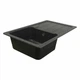 Графитная гранитная мойка с сушкой для кухни Platinum 7850 VERONA 775x497x180 матовая - изображение 6