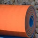 Килимок для йоги та фітнесу U-POWEX 183*61*6mm 950g Orange/Blue - изображение 9