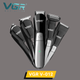 Аккумуляторная машинка для стрижки волос VGR V-012 Триммер 6в1 для бороды и усов Черный - изображение 9