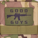 Шеврон Good Guys, 8х5, на липучке (велкро), патч печатный - изображение 4