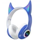 Бездротові навушники з котячими вушками CAT STN-25 Bluetooth, Синій - зображення 1