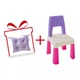 Комплект POPPET стул Колор Пинк + подушка на стул (PP-003P-G) - изображение 1