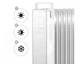 Масляные обогреватели с пультом Mozano Smart Heater 3000 13 ребер - изображение 6