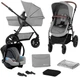 Универсальная коляска 3 в 1 Kinderkraft Xmoov CT Light Gray (KSXMOV00LGR3000) - изображение 1