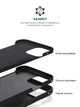 Силиконовый чехол для Apple iPhone 15 Pro Max, ICON2 Case, Черный, противоударный, панель, защита всего корпуса, матовая поверхность Soft Touch, выступает над дисплеем, совместим с защитными стеклами и пленками, с микрофиброй - изображение 6