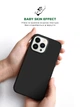 Силиконовый чехол для Apple iPhone 15 Pro Max, ICON2 Case, Черный, противоударный, панель, защита всего корпуса, матовая поверхность Soft Touch, выступает над дисплеем, совместим с защитными стеклами и пленками, с микрофиброй - изображение 8