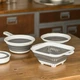 Дуршлаг складной MBM HOME KP-75 WHITE/GRAY бело-серый - изображение 5