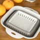 Дуршлаг складной MBM HOME KP-75 WHITE/GRAY бело-серый - изображение 8