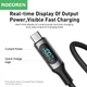 Кабель Rocoren Type-C PD 100w Fast Charge (с дисплеем) Black - изображение 2