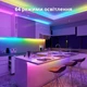 Умная светодиодная LED лента Govee RGBIC 5м с защитным покрытием в силиконе WiFi + Bluetooth - изображение 6