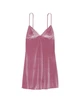 Нічна сорочка Victoria's Secret (144000905041QCJXS) Velvet Slip Dress велюрова XS рожева - зображення 3