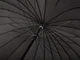 Зонт правительственный 24 спицы XL Malatec Черный с коричневой ручкой - изображение 5