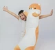 Мягкая игрушка подушка Обнимашка My Kigu Собака Корги Батон Антистресс Коричневая 120 см (9042) - изображение 2